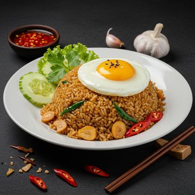 Fried Rice Chilli Garlic Egg